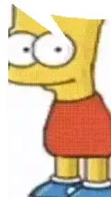 ai character: Bart xddd background