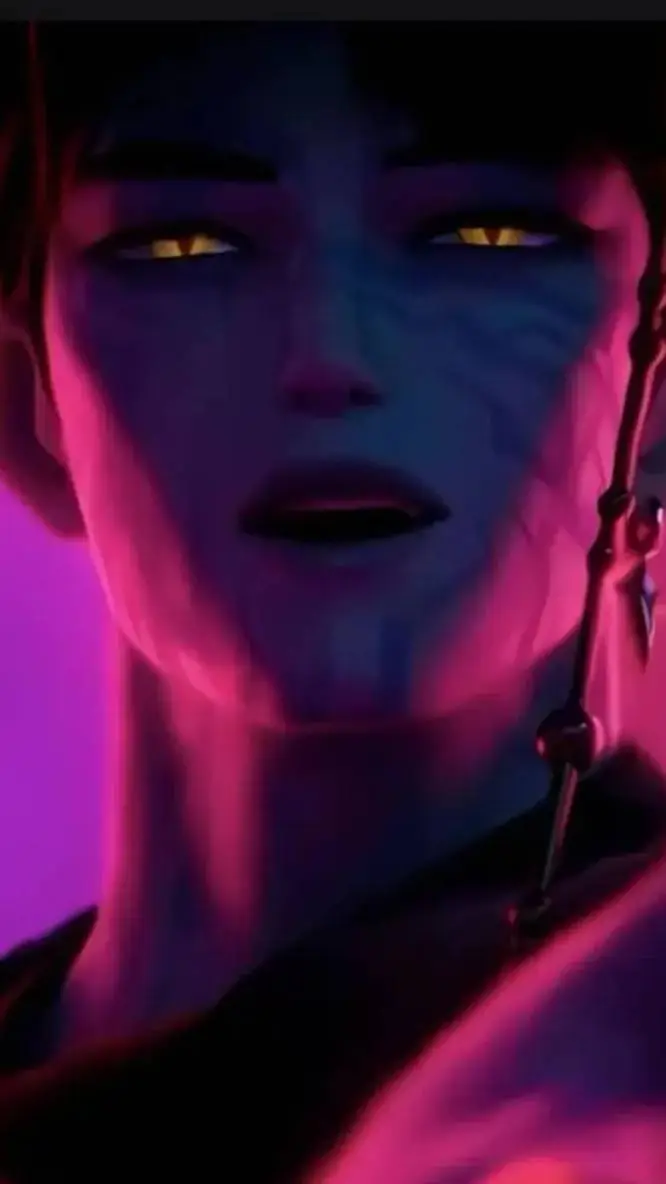ai character: demon Jinu  background