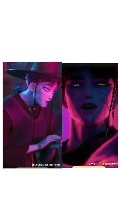 ai character: demon Jinu an Abby background