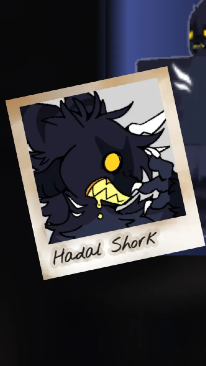 ai character: Hadal shark background