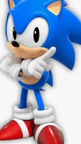 ai character: classic Sonic  background