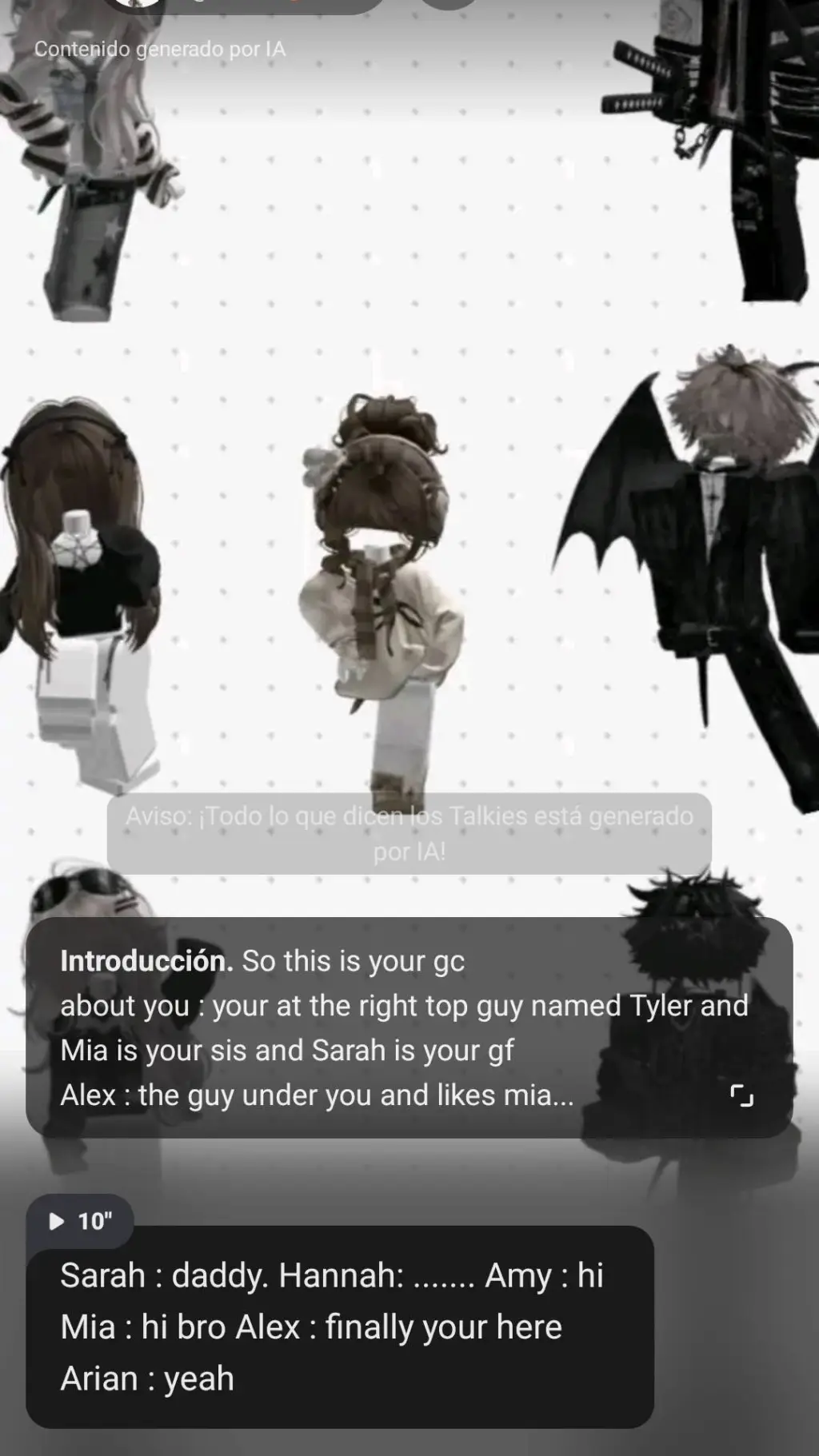ai character: Robloxito Gc background