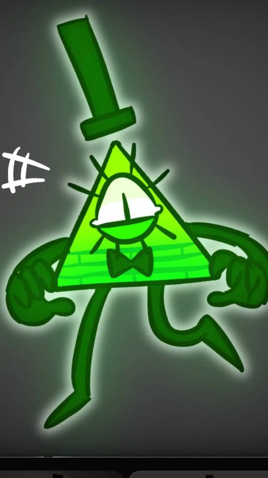 ai character: radioactive bill background