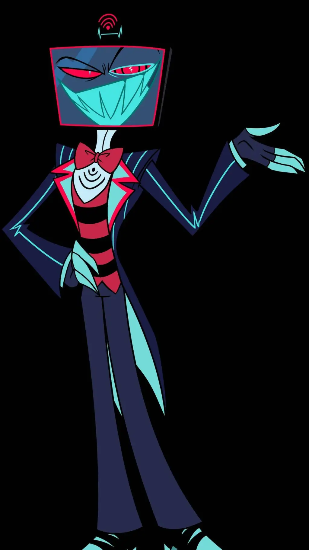ai character: vox ❤️ u  background