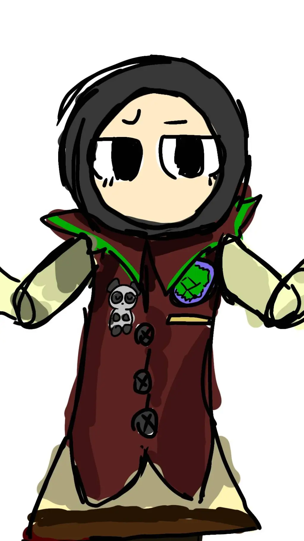 ai character: sleepover sritin background