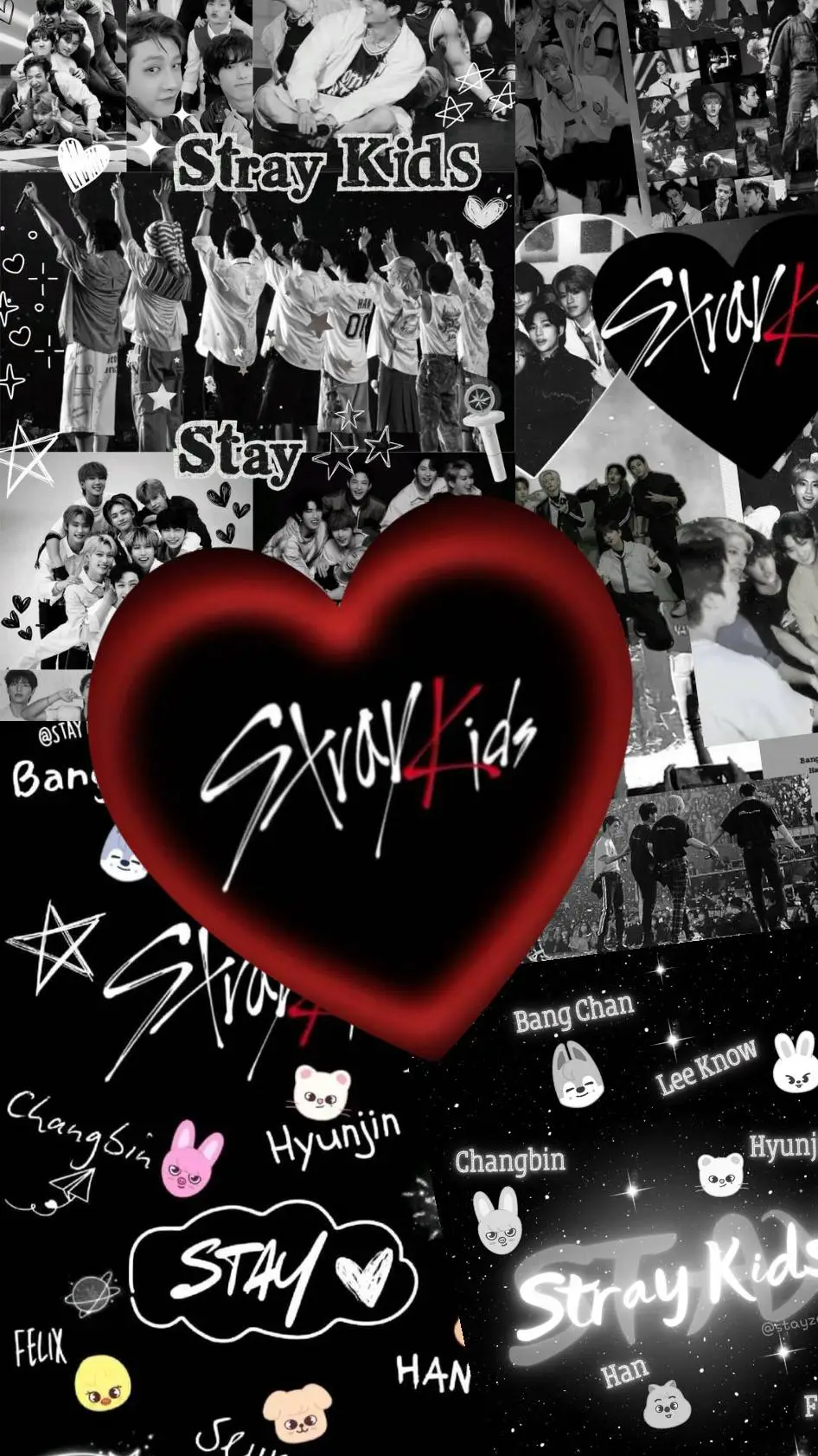 ai character: stray kids background