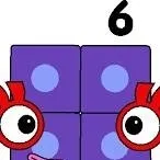 chat with ai character: numberblock 6