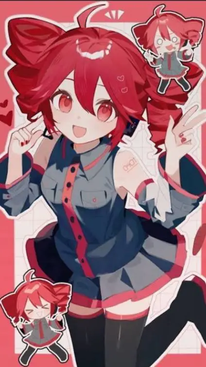 ai character: kasane teto background