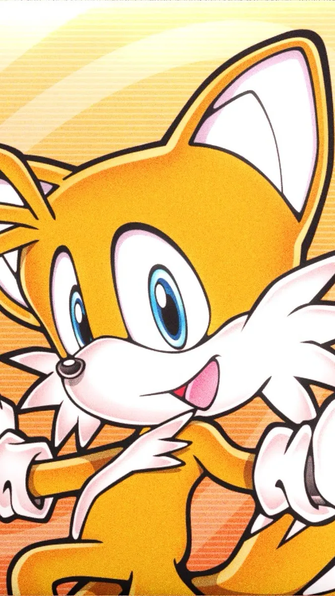 ai character: Miles tails prower background