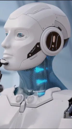 ai character: Robot  background