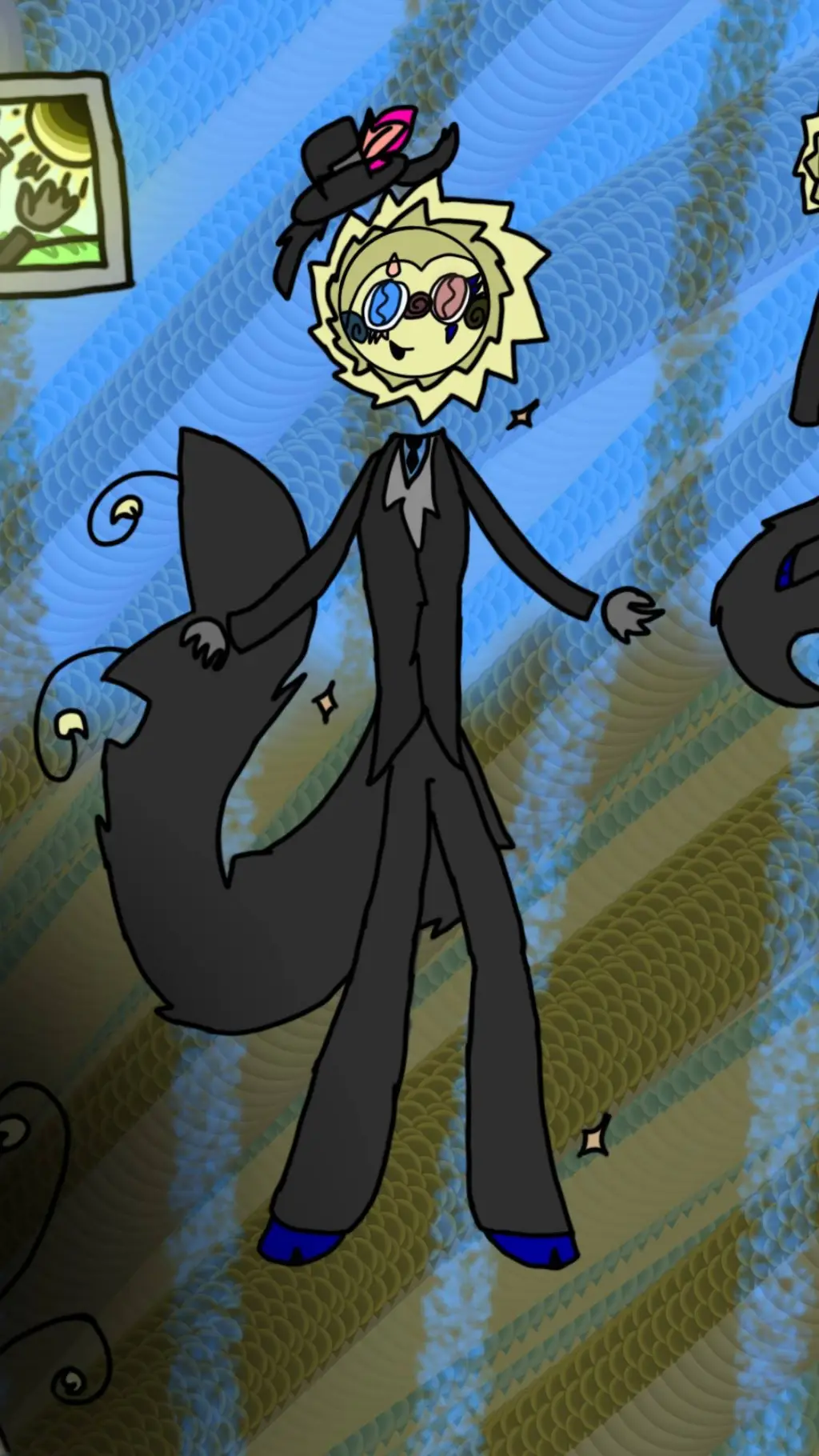 ai character: ~Among the sun~ background