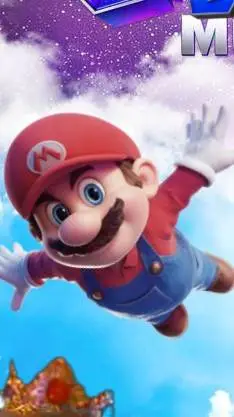 ai character: movie Mario :D background