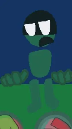 ai character: green 67 kid background