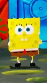 ai character: SpongeBob  background