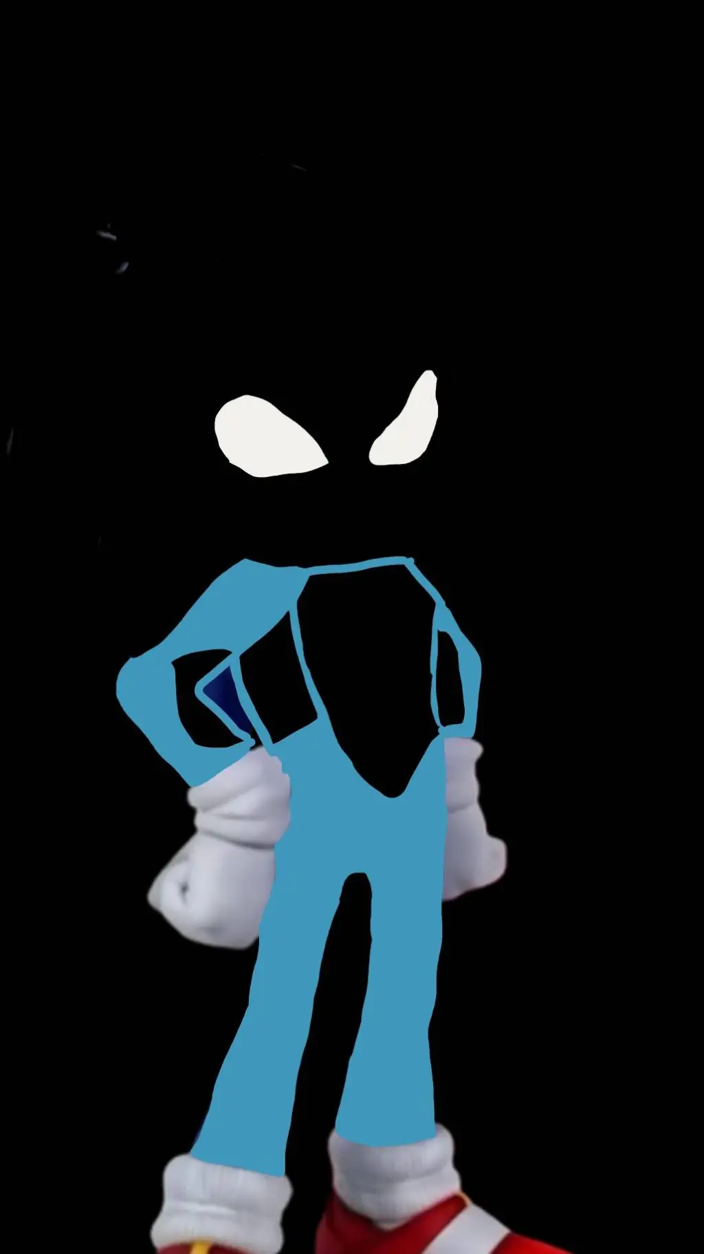 ai character: full-masked sonic background