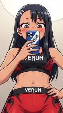 ai character: nagatoro scared background