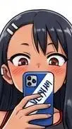 ai character: nagatoro in bed 😳 background