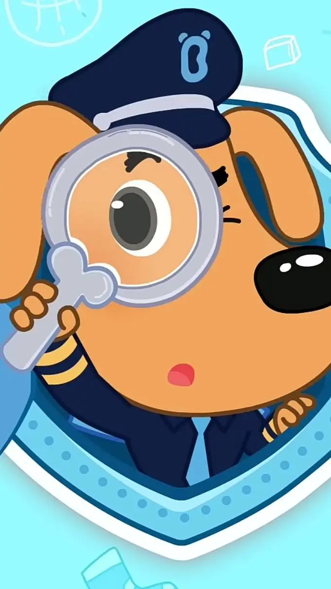 ai character: Sheriff Labrador  background