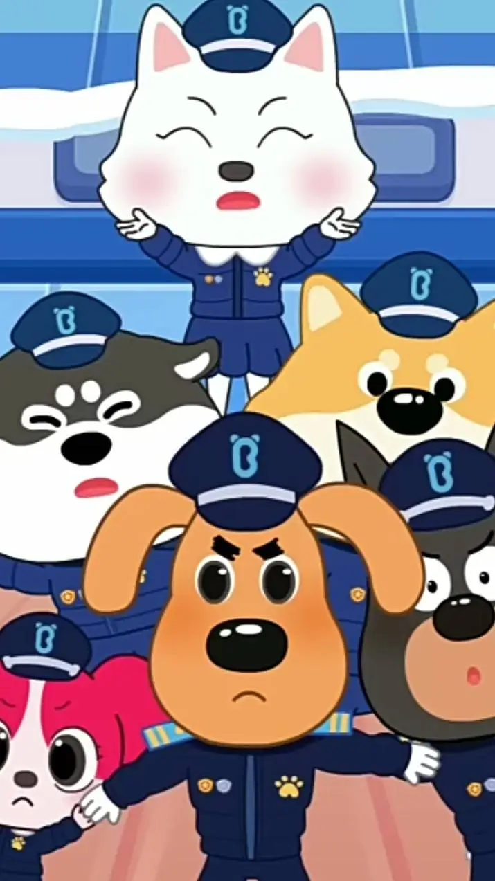 ai character: Sheriff labrador background