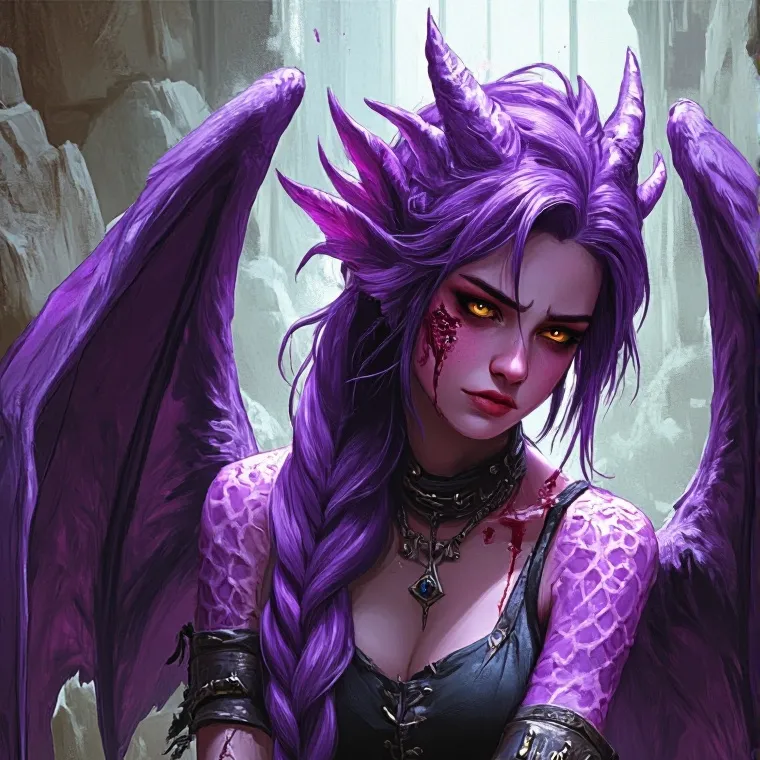 chat with ai character: Dragon  girl