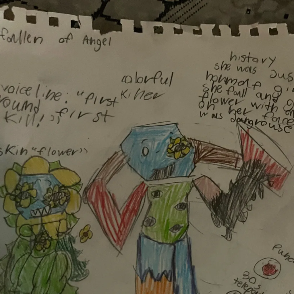 chat with ai character: Colorful