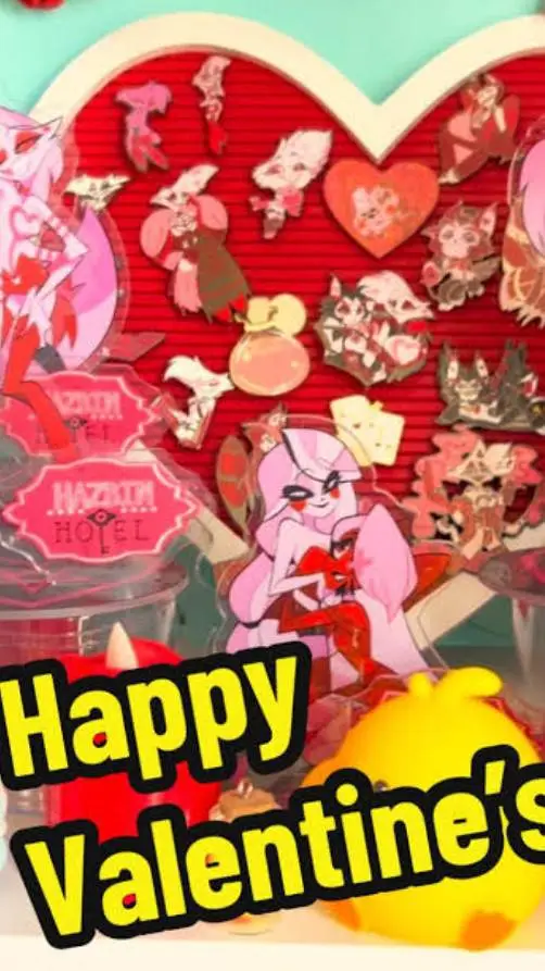 ai character: HH Valentine's Day background