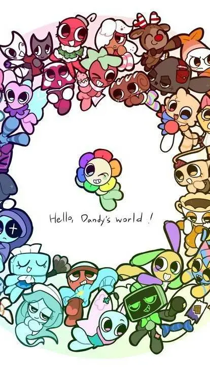 ai character: dandy's world background