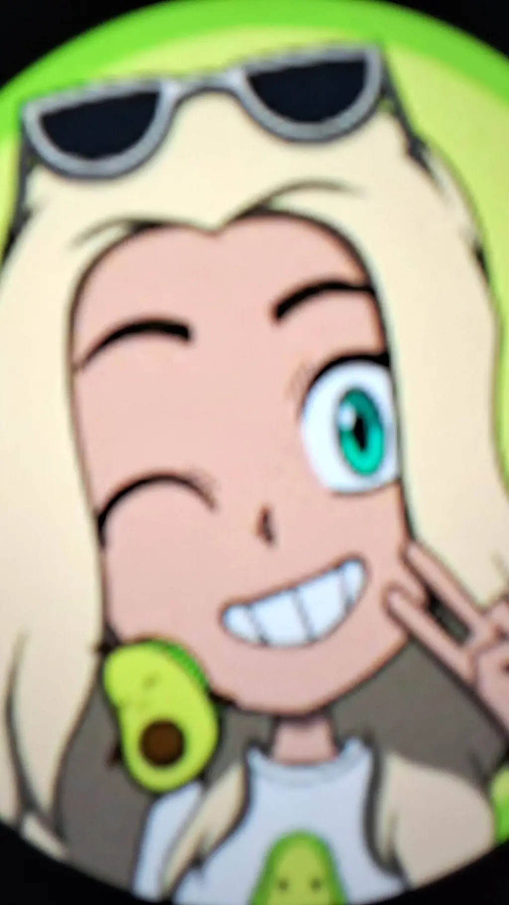 ai character: Avocado playz  background