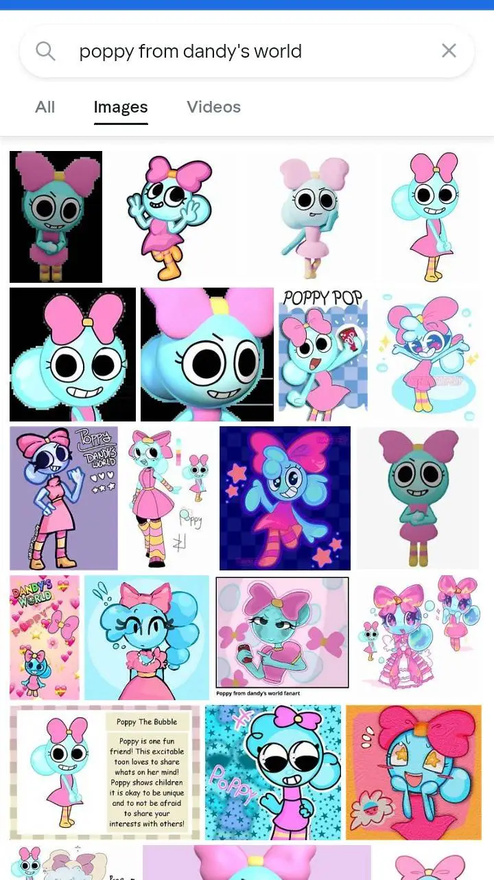 ai character: Dandy's world background