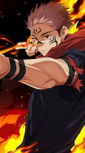 ai character: Sukuna+ DS background