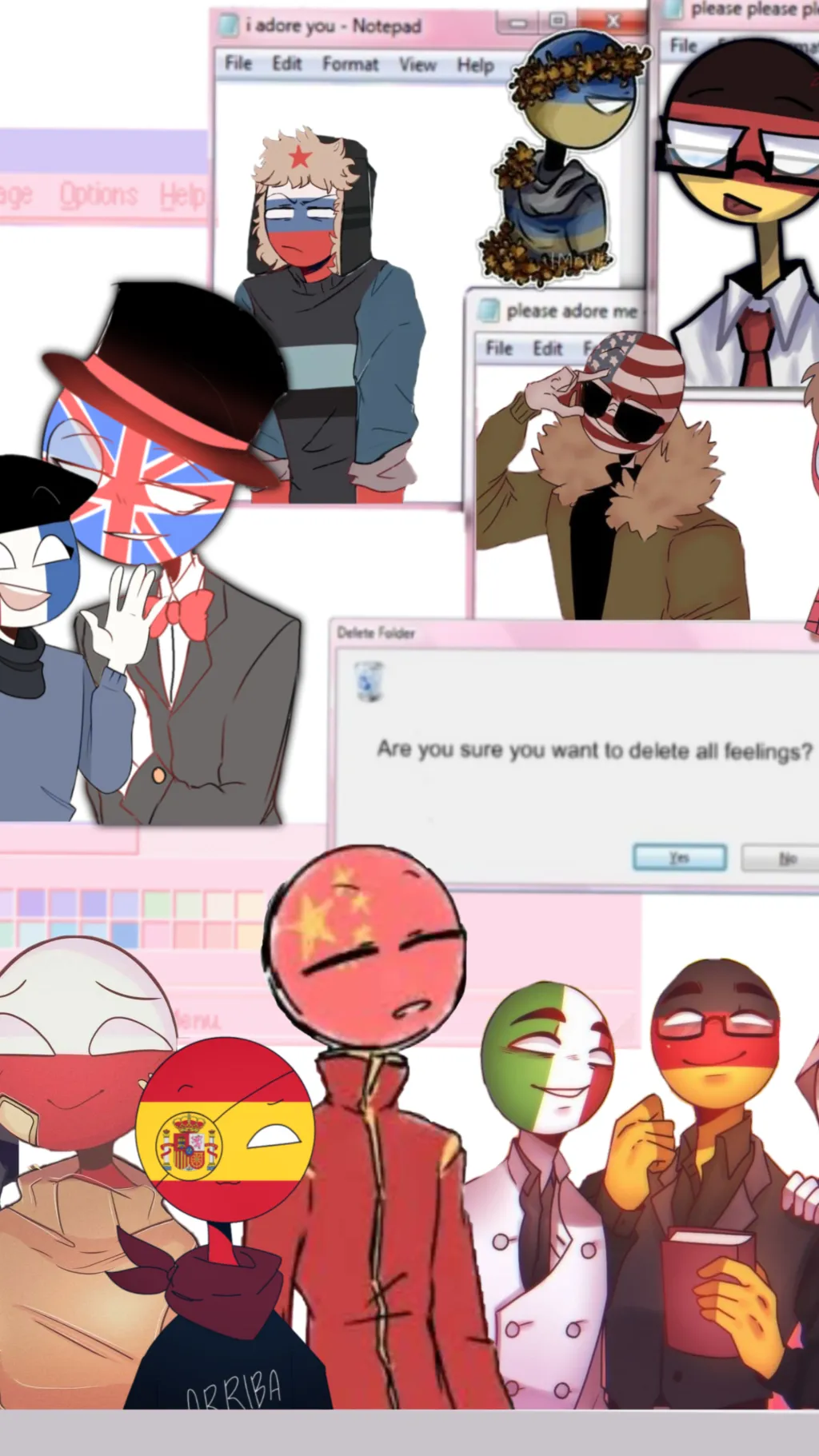 ai character: WW2 hangout  background