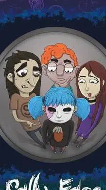 ai character: Sally face  background