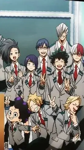 ai character: MHA foto background