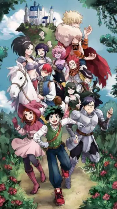 ai character: MHA x Castillo background