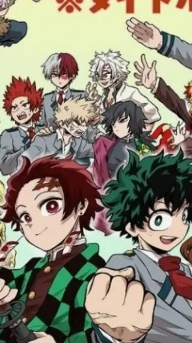 ai character: MHA x KNY  background
