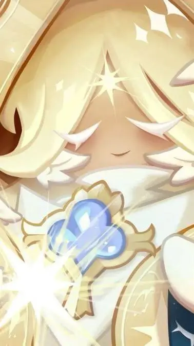 ai character: pure vanilla cooki background