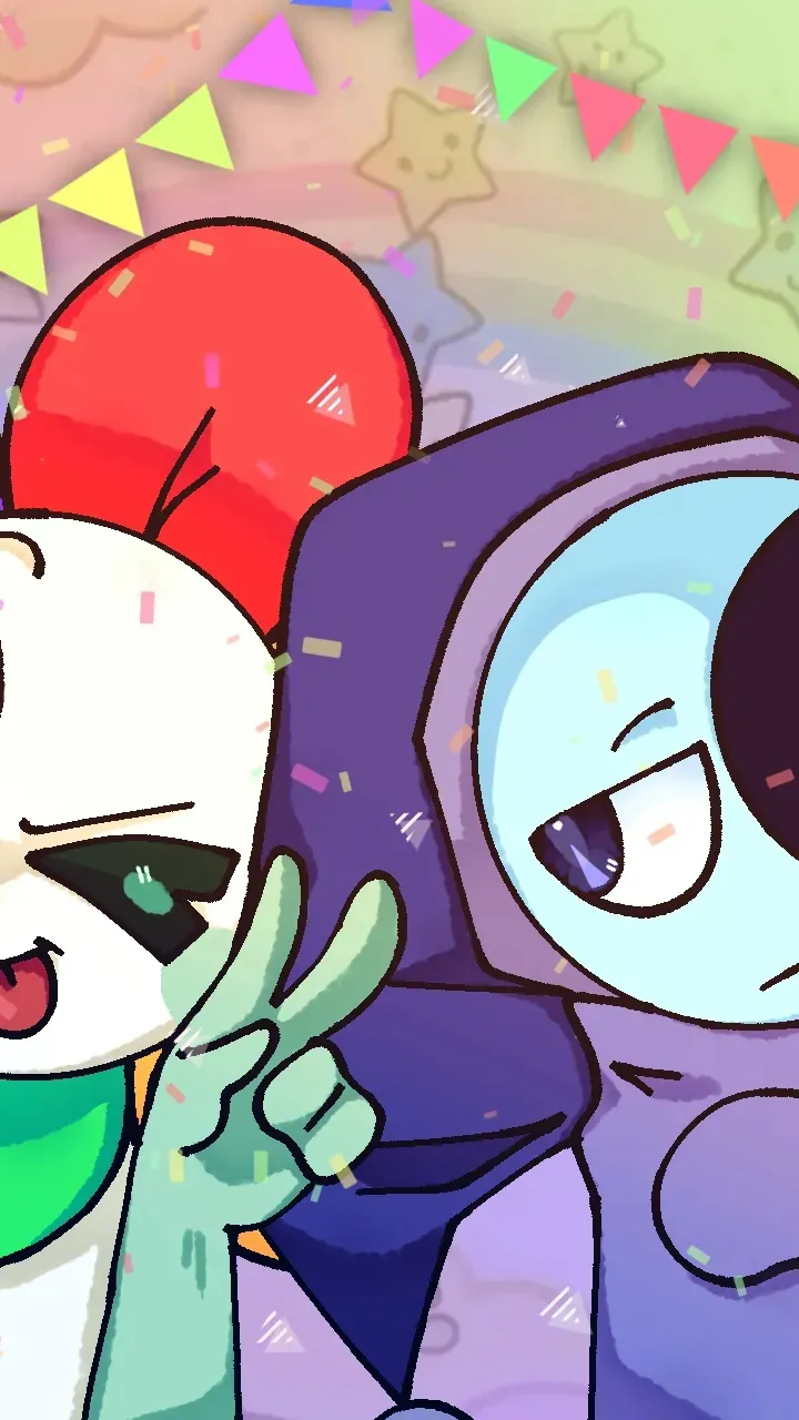 ai character: Astro and dandy! background