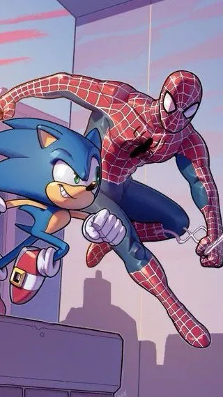 ai character: Marvel x Sonic RP background