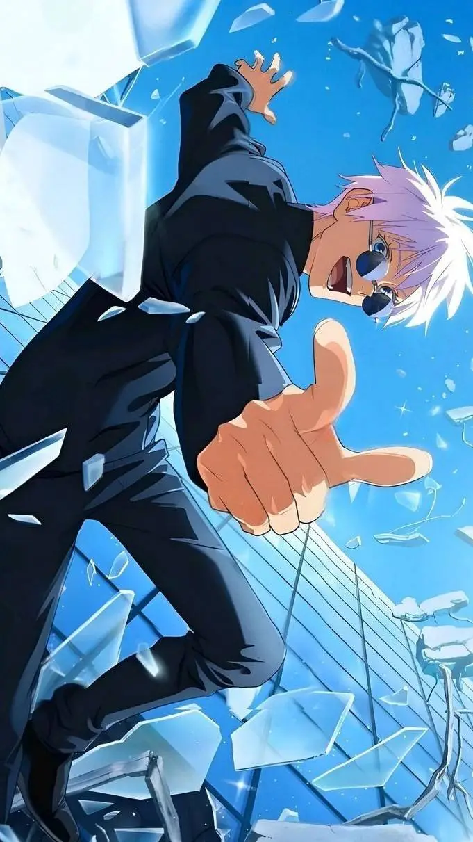 ai character: GOJO sensei  background