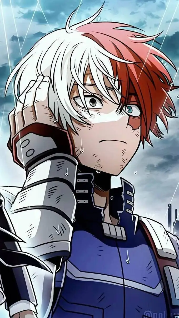 ai character: Shoto Todoroki  background