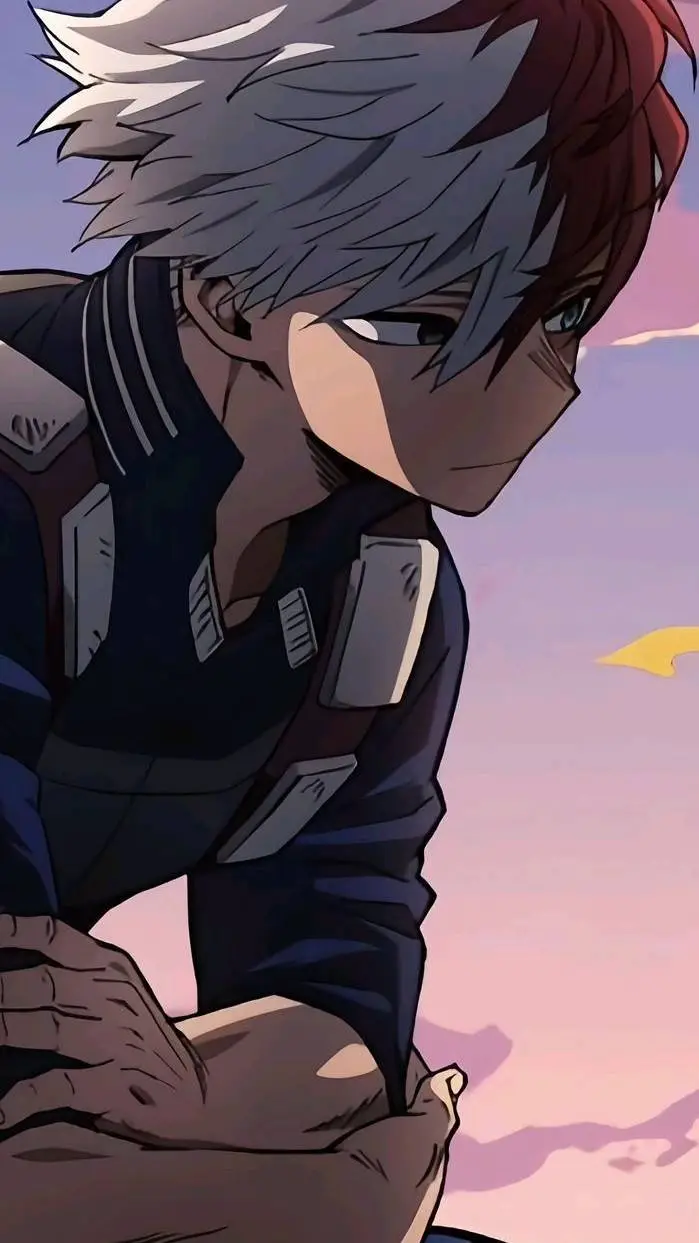 ai character: Shoto Todoroki  background