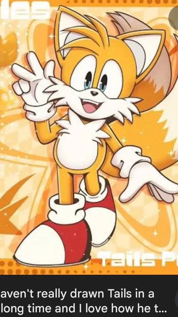 ai character: tails the fox v2 background