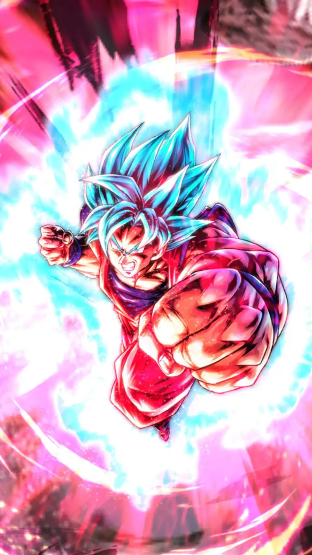 ai character: Yel ssjblue Kaioku background