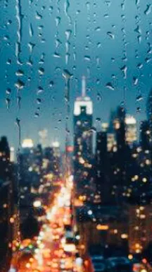 ai character: MHA rainy day🌧 background