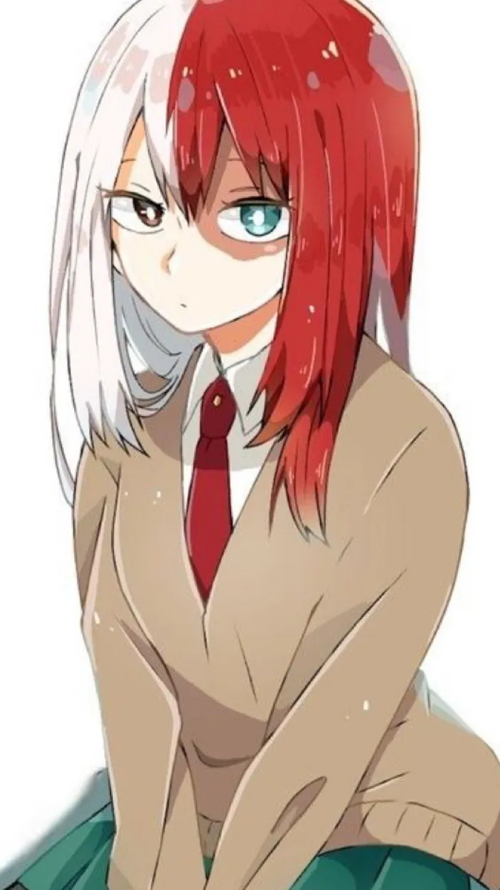 ai character: Todoroki Sis❄️🔥 background