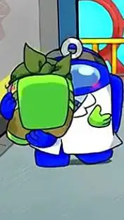 ai character: doctor azul background