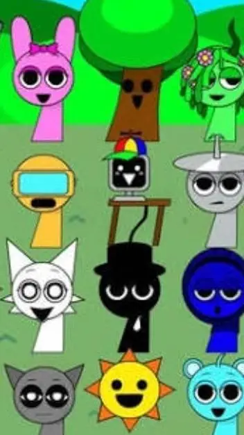 ai character: Random Sprunki AU! background