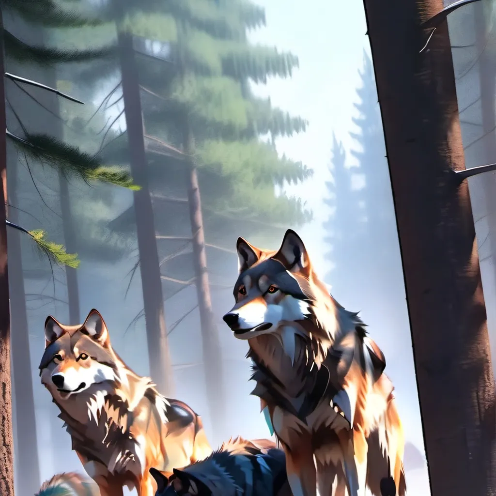 chat with ai character: meute de loups 