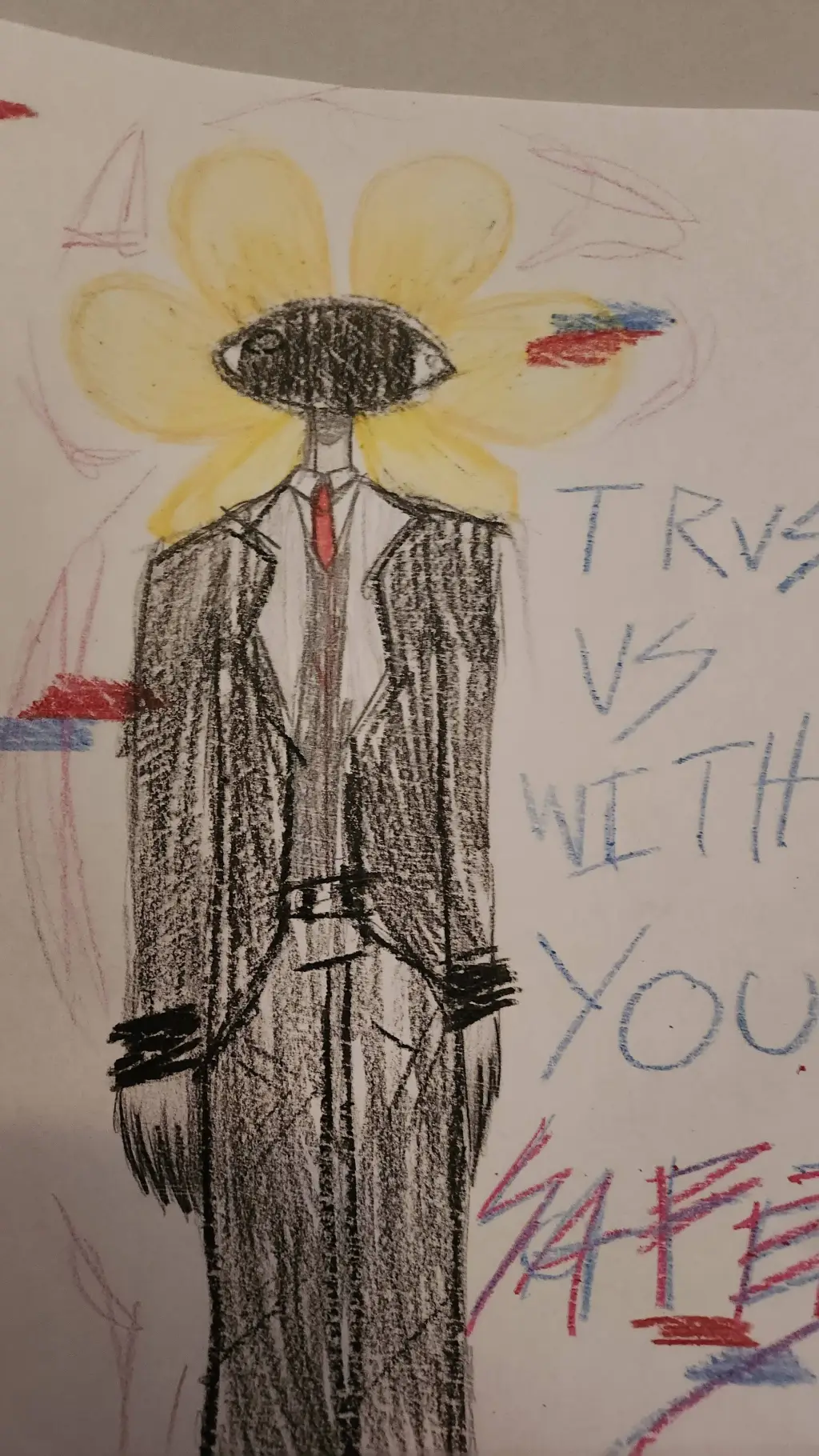 ai character: sun man background