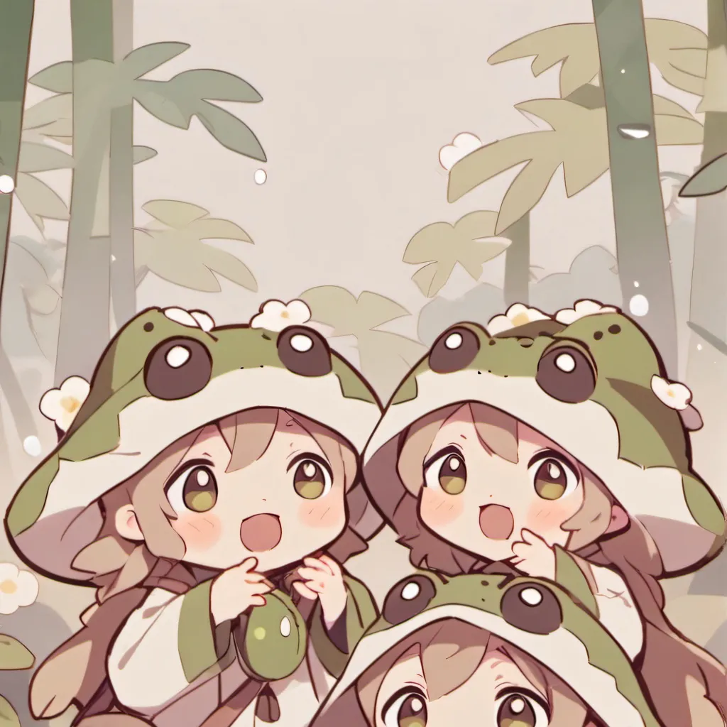 chat with ai character: Frog babies